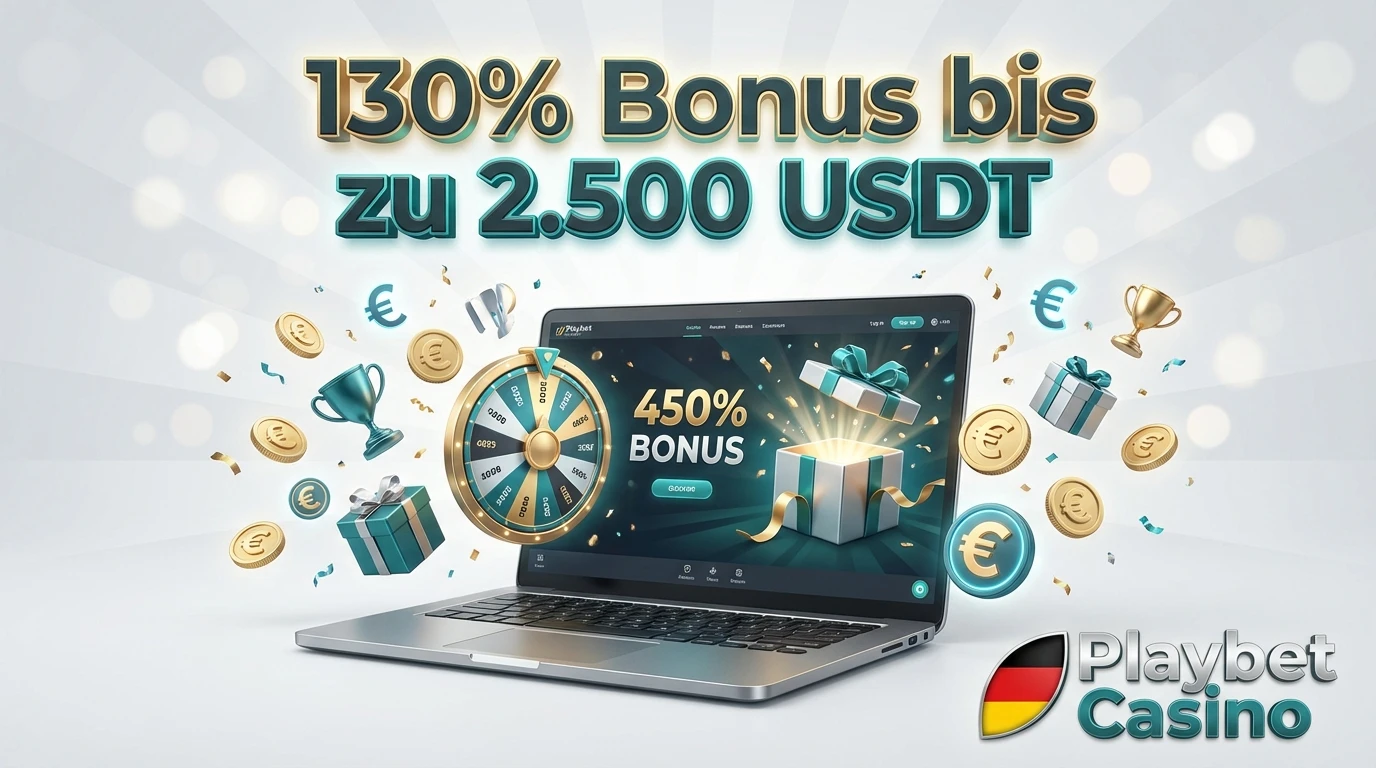 130% Bonus bis zu 2.500 USDT